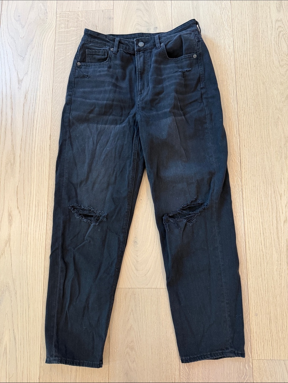 American Eagle Women’s Black Jeans Size 8